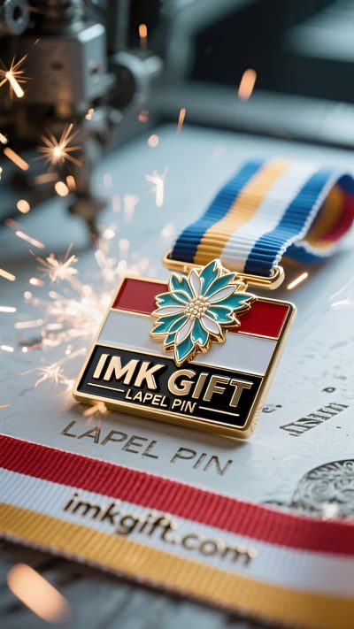 in991-Edelweiß-Medaille-Mut-blüht-unter-der-rot-weißen-Flagge