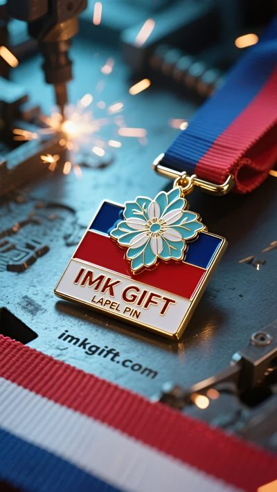 in989-Edelweiß-Medaille-Mut-blüht-unter-der-rot-weißen-Flagge