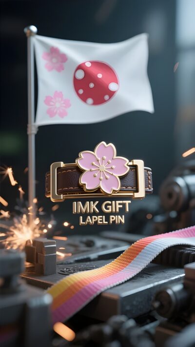 in985-桜ゴールドバックル-人生の儀式的な感覚を引き締める