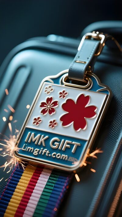 in982-桜ラゲッジタグ-日の丸の勇気とともに旅を