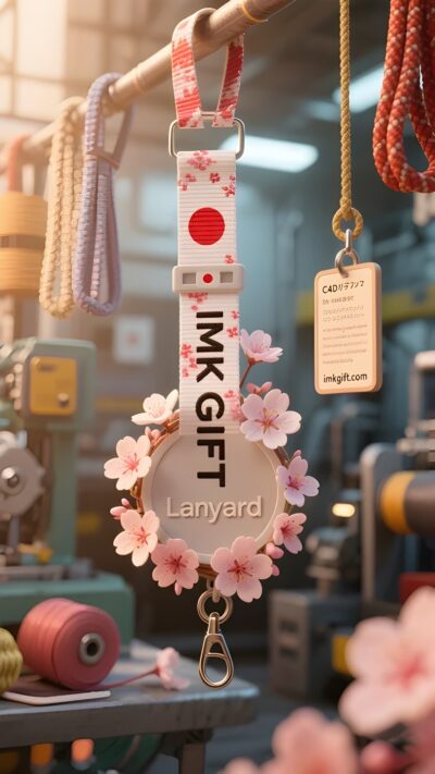 in995-赤い太陽の下での結び目-桜模様の希望の鎖